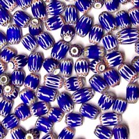 5x7mm Blue Chevron