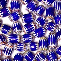 7x9mm Blue Chevrons