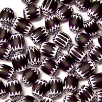 7x9mm Black Matt Chevron