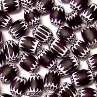 8x11mm Black Matt Chevrons