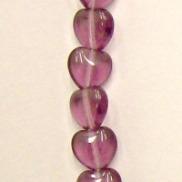 Heart Trans Amethyst