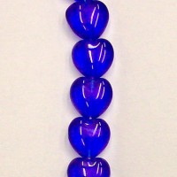 Heart Trans Cobalt Blue