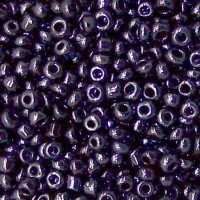 8/0 Gunmetal Seed Beads
