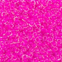 8/0 Fushia Seed Beads