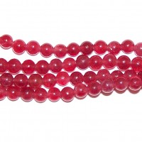 Synthetic Red Jade 4mm Round