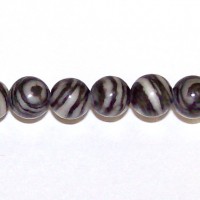 Zebra Jasper 6mm