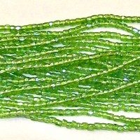 12/0 3 cut Tr Green Luster
