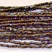 9/0 Czech 3 cut Brown Iris