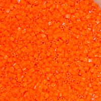 15/0 Orange Tri Beads
