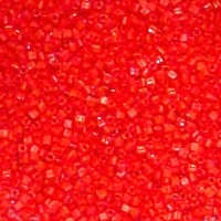15/0 Dk Tangerine Tri Beads