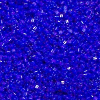 15/0 Dark Blue Tri Beads