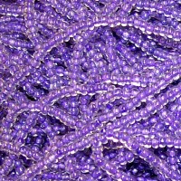 11/0 Crystal Purple Lined Seed
