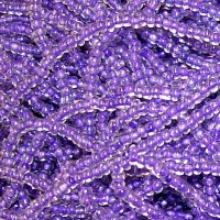 11/0 Crystal Purple Lined Seed
