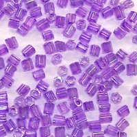11/0 Hex Lilac AB
