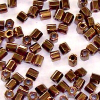 11/0 Hex Copper Bronze