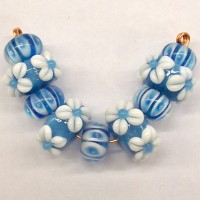 Bluebird Flower Lamp Set