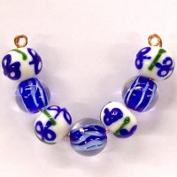 Blue Bow Lampset