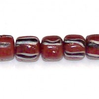 Early Brick Stripe Trade Bead