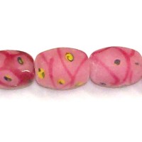 Pink Pineapple Trade Beads