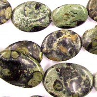 Green Jasper Beads