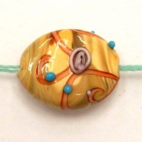 Carmel Topping Lamp Bead