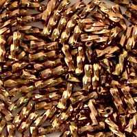 Spiral Pink Bronze 6mm Bugle