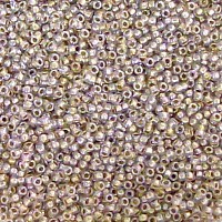 15/0 Trans Pale Brass Luster