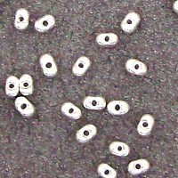 Silver Metallic Farfalle