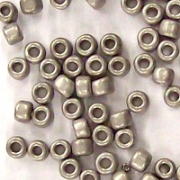 6/0 Fancy Metallic Pewter Matt