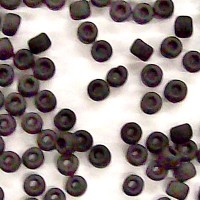 6/0 Matt Black Seed