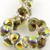 Boro Teardrop Gold Dust
