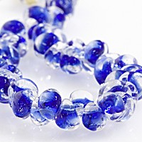 Boro Teardrop Bright Blue
