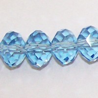 China Crystal Roundell Ice Blue