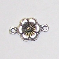 Pewter Flower Link