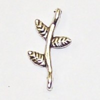 Pewter twig drop