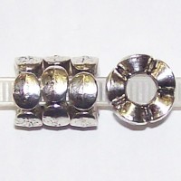 Interlocking pewter Spacer Beads