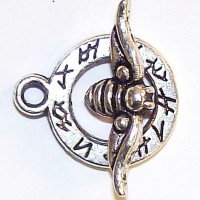 Pewter Bee Toggle