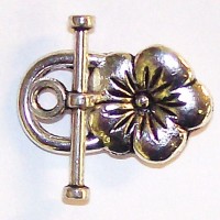 Pewter Flower Toggle