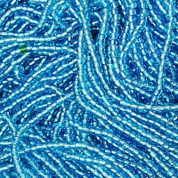 11/0 Aqua S/L Seed Bead