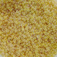 11/0 Trans Kettle Corn Lined
