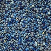 11/0 Fancy Blue Matrix Matt