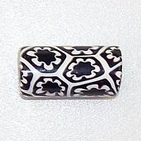 Black N White Mosaic Bead