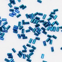 3mm Bugle Blue Zircon S/L
