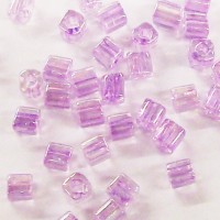 4mm Cube Violet AB