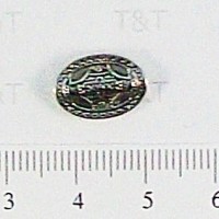 Flat oval bead