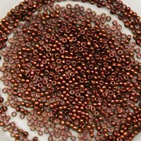 15/0 Seed Redwood Bronze