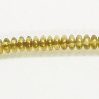 Lentil 2 Hole Smoke Topaz