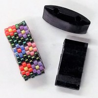 Two Hole Carrier Duo Bead