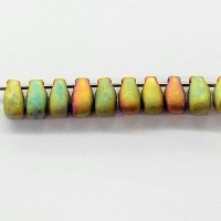 Miyuki Drop Green Iris Matt