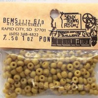 Greasy Mustard 5/0 Pony Beads